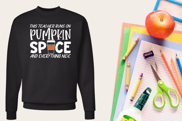 Pumpkin Spice Sweatshirt (free Dunkin Donut gift included)