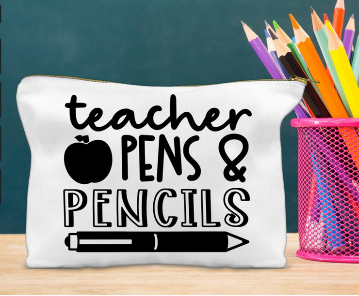 Teacher Pens & Pencils Pouch